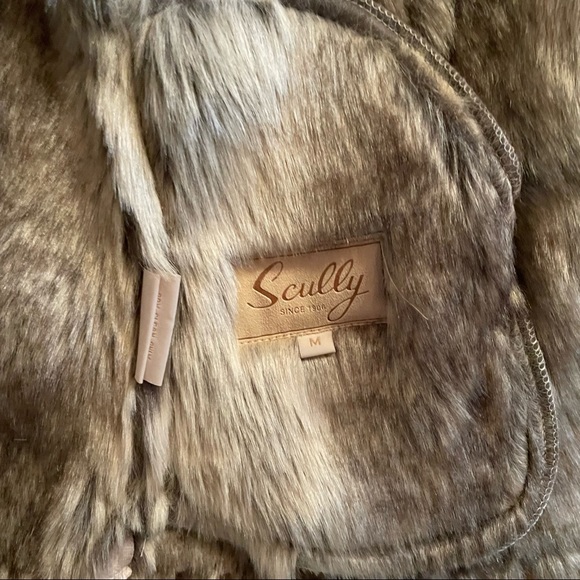NWOT Sally Faux Fur Suede Vest - Picture 5 of 5